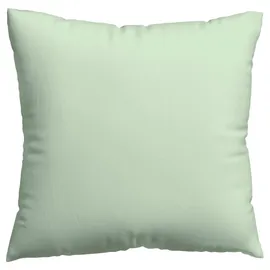 schlafgut Kissenbezug Woven Satin 80 x 80 cm Grün