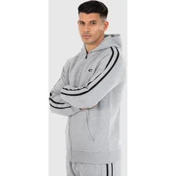 Herren Zip Hoodie Miran Grau Melange asphaltgrau S