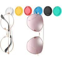 Mabor 6 Stück Brillenhalter Wand Bunt Brillenhalterung für Wand Sonnenbrillen Halter Selbstklebend Kein Bohren Erforderlich für Hanging Display Organising Glasses