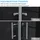 IMPTS Duschkabine Duschtrennwand Mattschwarzt Duschabtrennung 6mm ESG Glaswand Faltdusche 90 x 185cm, -