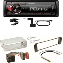 Pioneer MVH-330DAB Bluetooth Digitalradio Einbauset für Seat Leon Toledo 1M