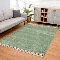 Carpet City »Pulpy Indoor Teppich Rechteck Polypropylen (PP) grün