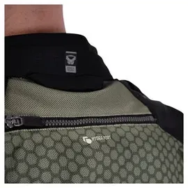 leatt adventure Leatt ADV Flowtour 5.5, Textiljacke wasserdicht - Schwarz/Dunkelgrau/Grün - XXL