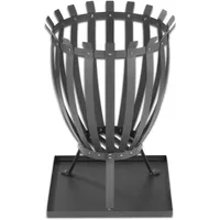 Landmann Feuerkorb Steel Stripes Ø 65 cm Schwarz