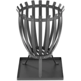 Landmann Feuerkorb Steel Stripes Ø 65 cm Schwarz