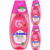 Schauma Nature Moments Shampoo Kanadische Cranberry & Wildrose 3x 250ml