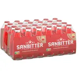 Sanbittèr | Alkoholfreier Aperitif aus Italien | Bittersüß-herbes Aroma | Aus Zitrusfrüchten und feinen Alpenkräutern | Für Mixgetränke | Von der Kultmarke San Pellegrino | 24er Pack (24 x 98ml)