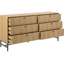 Actona Albany 6 Schubladen Eiche / Braun