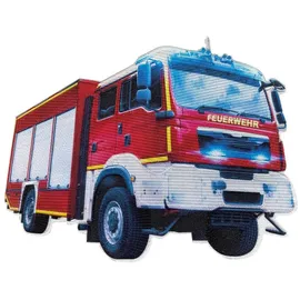 ROTH Bügelbild gestickt, Feuerwehr