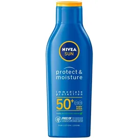 NIVEA Sun Protect & Moisture Lotion LSF 50+ 200 ml
