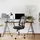 HJH Office Sediolo B Stoff Schwarz