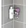 Wenko Turbo-Loc® Eck Shampoohalter Duo Clippsy - Silber