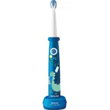 Sencor SOC 0910BL Schallzahnbürste für Kinder, LED-Ladezustandsanzeige der Batterie, Blau