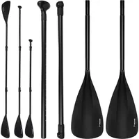 TRIZAND Paddel 2in1 163–229 cm Aluminium Schwarz