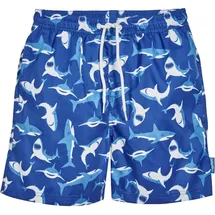 Playshoes Kinder Badeshort "Beach-Short Haie" in Blau | Gr.: 98/104