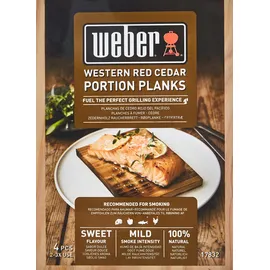 Weber Räucherbrett klein 11 x 15 cm Holz Zeder