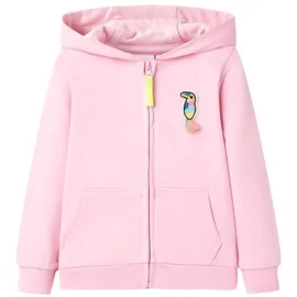 vidaXL Kinder-Kapuzenpullover Hellrosa 128