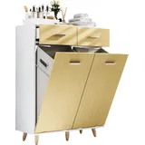 VCM Wäscheschrank Wäschetruhe Landos L" - Weiß