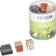 Heyda Stempelset Zootiere 15 St.
