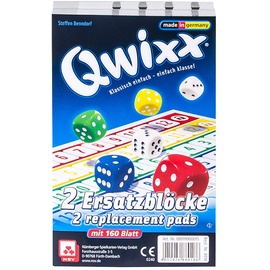 Nürnberger Spielkarten Qwixx Ersatzblöcke 2er Pack
