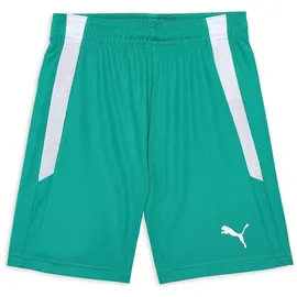 Puma teamLIGA Shorts Kinder pepper green/white 152