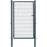 Arvotec Zauneinzeltür 120 x 200 cm Grau/Metall