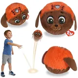 TY Paw Patrol ZUMA Plüschball, BEANIE BOUNCERS, Geschicklichkeitsspielzeug, 10 cm