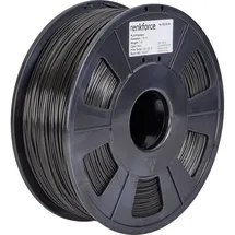 Renkforce RF-4511228 3D-Druckmaterial Polyacticsäure PLA Schwarz 1 kg (RF-4511228)