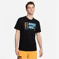 Nike Dri-Fit Tee 3Mo Slub GFX, Black, L