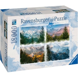 Ravensburger Puzzle Märchenschloss in 4 Jahreszeiten, 180000 Puzzleteile, Made in Germany, FSC® - schützt Wald - weltweit bunt