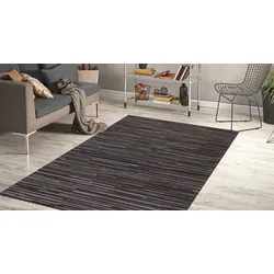Arte Espina Teppich »Wild 8023«, rechteckig, 14 mm Höhe, Luxuriöser Teppich in Spitzenqualität, Naturmaterialien Arte Espina Anthrazit B: 120 cm   1 St.
