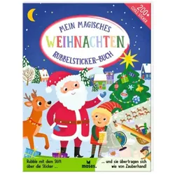 Moses Mein magisches Rubbelsticker-Buch Weihnachten