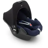 Dooky Hoody Sonnenschutz für Babyschalen der Altersgruppe 0+ inkl. UV-Schutz 40+ Universal geeignet für die meisten Marken, schwarz