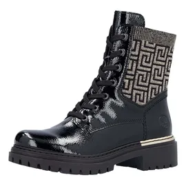 Rieker Schnürstiefel in Schwarz | Gr.: 39