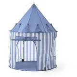 Kid’s Concept Kids Concept - Star Spielzelt, Ø 100 x H 130 cm, blau gestreift