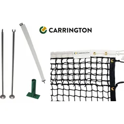 Tennisnetz-Set für Hartplätze - Carrington SCHWARZ|WEISS No Size