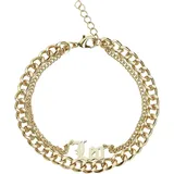 URBAN CLASSICS Zodiac Golden Anklet Farbe leo, Größe S/M