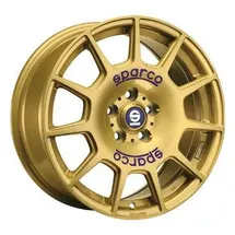 Sparco Terra 7,5 x 17 5 x 100 ET48 MB63,3 Gold