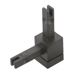 Cadro Verbindungsknoten 2-fach mit Höhenverstellung Edelstahl Optik