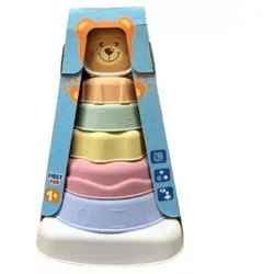 Bunter Pyramide mit Bärchen