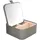 KLEINE WOLKE Aufbewahrungsbox Covella 15,2 x 15,2 cm 1-tlg. grau