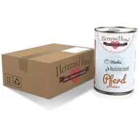 Herzenshund Pferd mit Kürbis getreidefrei | 6x 800g Hundefutter