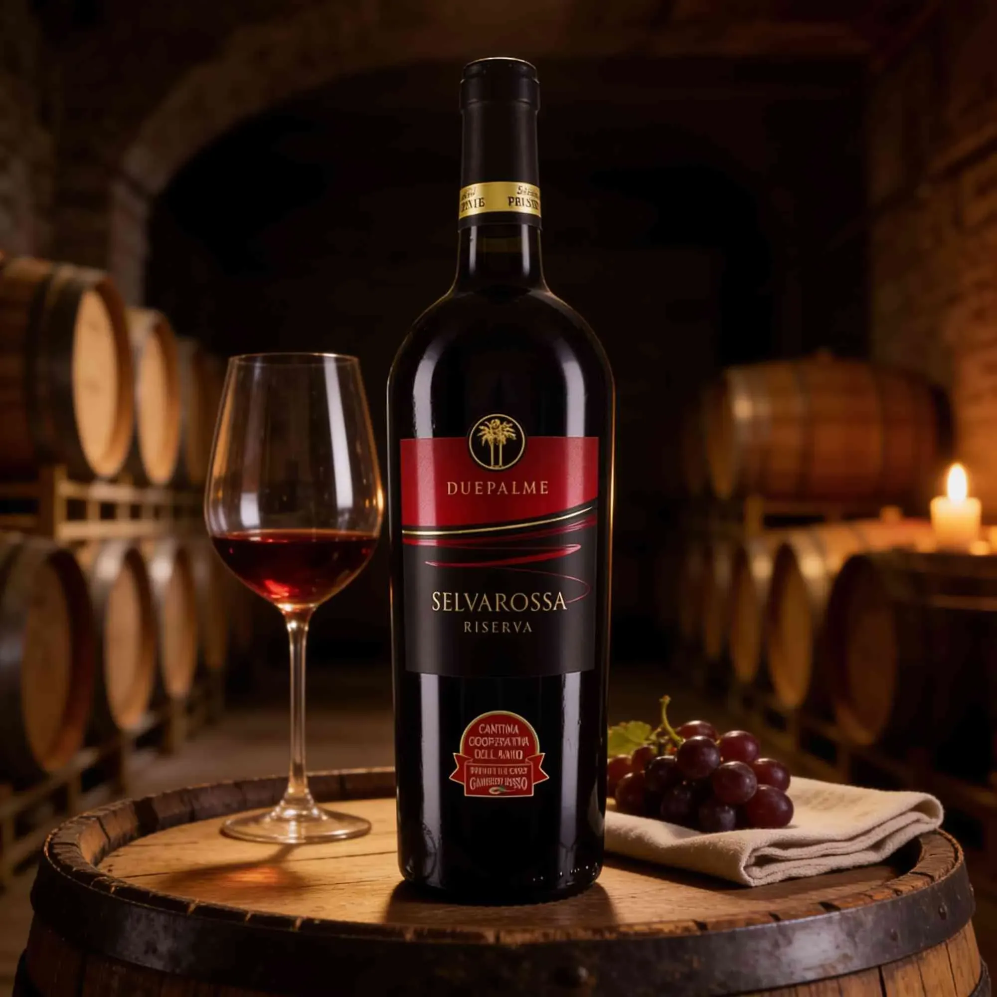 Cantine Due Palme 2019 Due Palme Selvarossa Riserva Salice Salentino 2019 Malvasia Nera,Negroamaro Italien