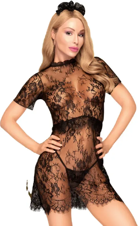 PENTHOUSE  Poison Cookie Dreiteiliges Set - Schwarz / L/XL