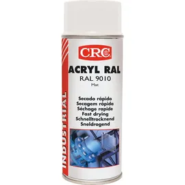 crc industries europe Farb-Schutzlack-Spray RAL 9010 Reinweiß matt 0,4 l