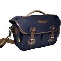 Billingham Hadley Pro 2020 Tasche Marineblau/Schoko Lederkanten