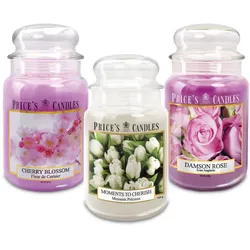 Prices Candles Apothekerglas - Blütentraum #2 (3er Set)