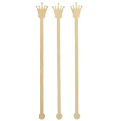 PAPSTAR 100 Getränke-Quirle, Bambus "pure" 20 cm "Crown"
