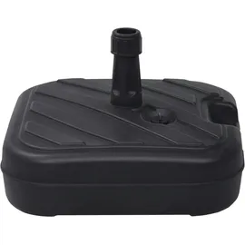 vidaXL Sonnenschirmständer Sand/Wasser 24 L Schwarz