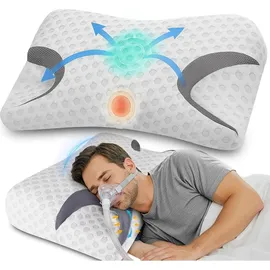 luxuskollektion CPAP-Kissen 02-Standard 60 x 40 cm Grau